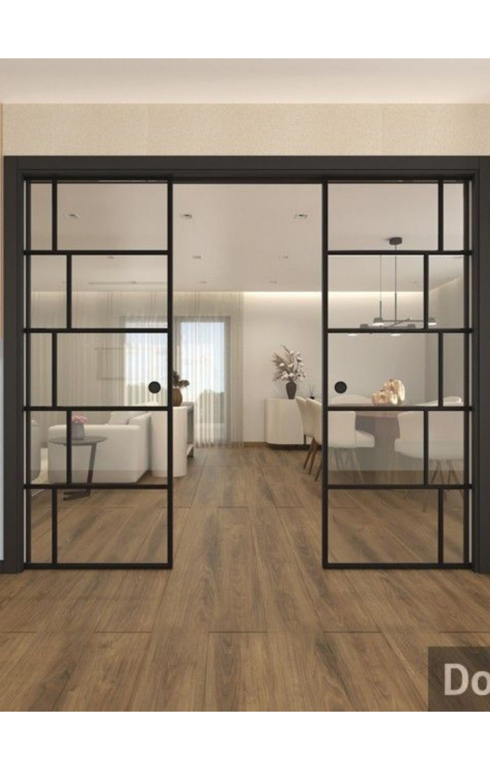Double Pocket Sliding Door Frame for developers| DoorHub UAE Itar al bab ENCONTRO